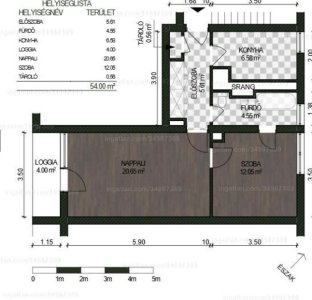 TÖRÖKŐRÖN Emília utcánál 54 nm-es, ERKÉLYES LAKÁS ELADÓ